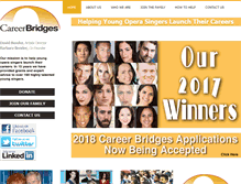 Tablet Screenshot of careerbridges.org
